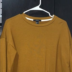 Crew neck sweater dress